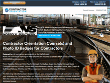 Tablet Screenshot of contractororientation.com